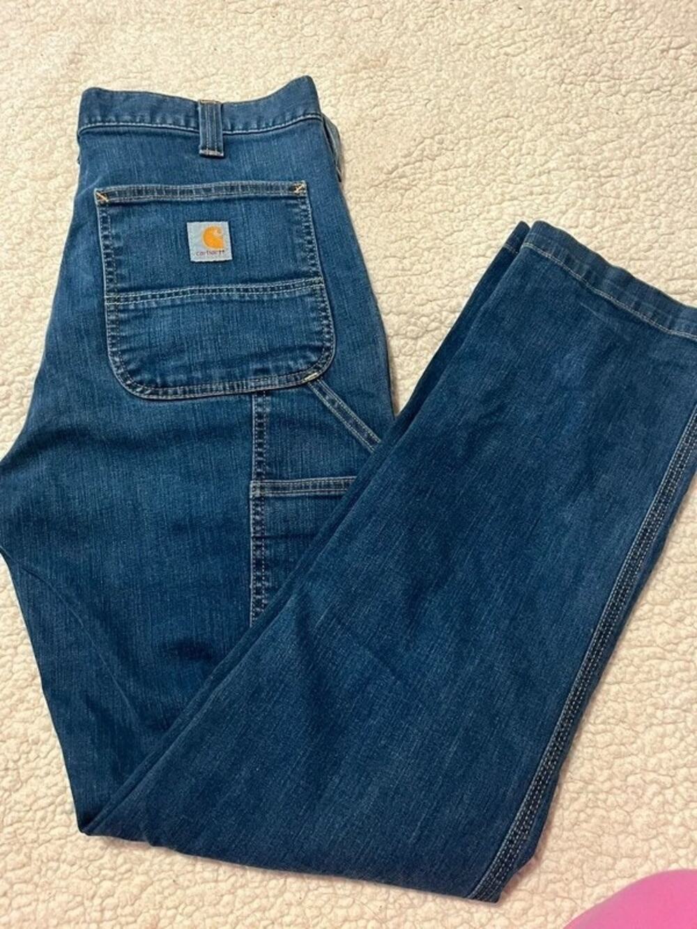 Carhartt High Waisted Carpenter Jeans 32 x 32 Very Good·Carhartt